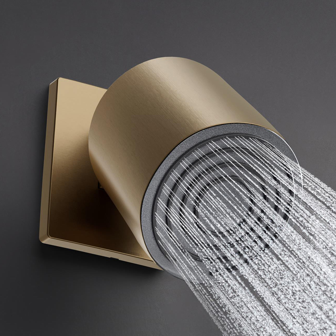 Hansgrohe Pulsify S deszczownica 10.5 cm okrągła brąz szczotkowany 24130140 - Wysyłka w 24h