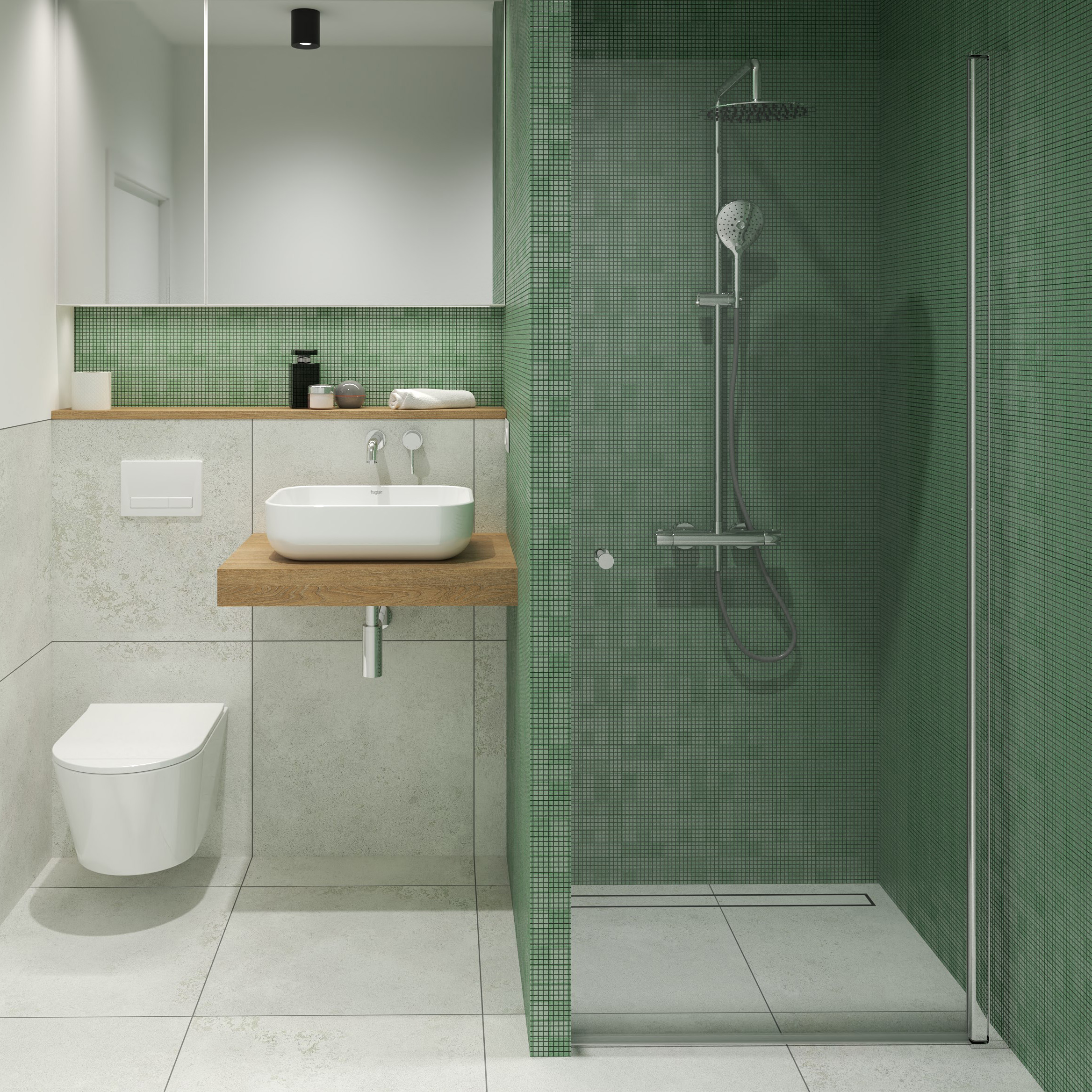 Hagser Gabi drzwi prysznicowe 70 cm jednoczęściowe uchylne chrom błyszczący/szkło przezroczyste HGR90000021 - Wysyłka w 24h