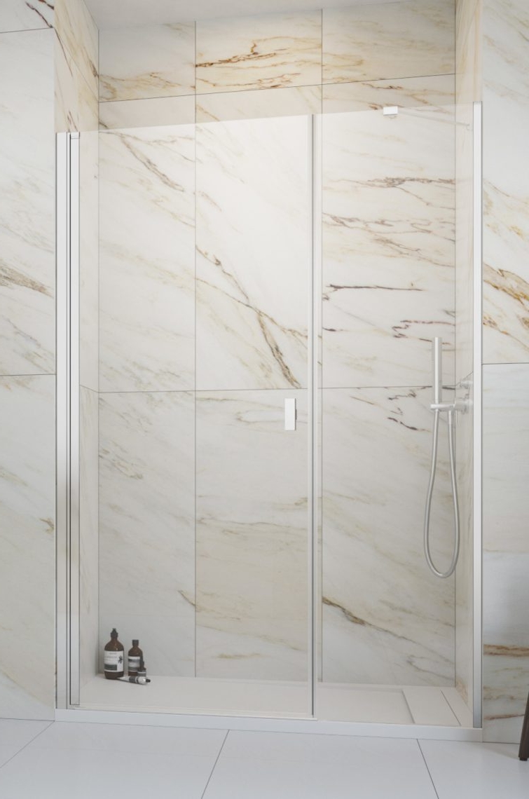 Radaway Nes 8 DWS drzwi prysznicowe 49 cm uchylne chrom połysk/szkło przezroczyste 10078090-01-01L