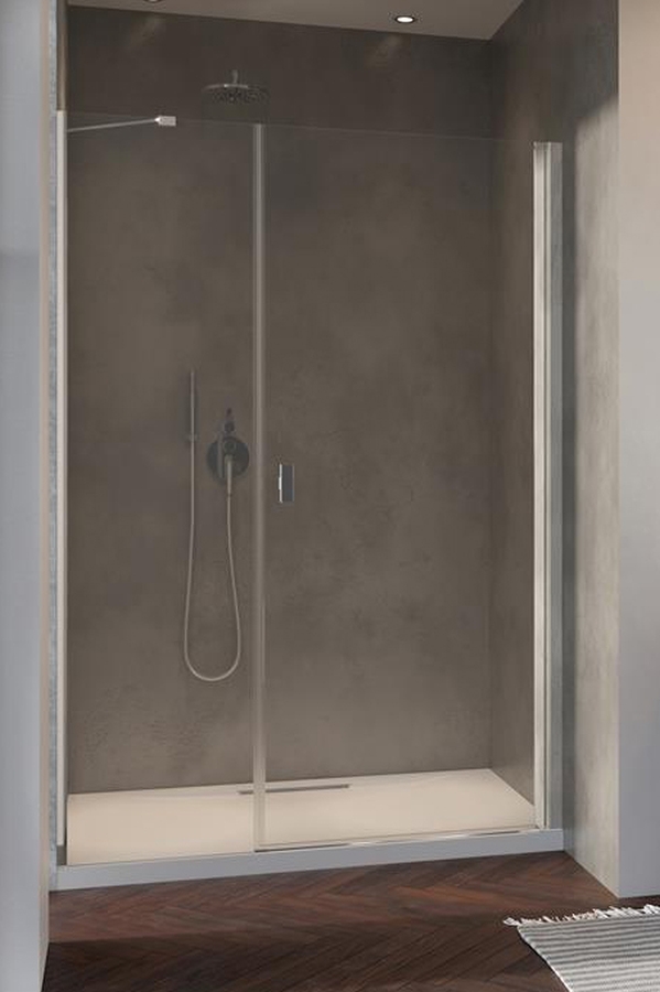 Radaway Nes DWS drzwi prysznicowe 110 cm wnękowe prawe chrom/szkło przezroczyste 10028110-01-01R