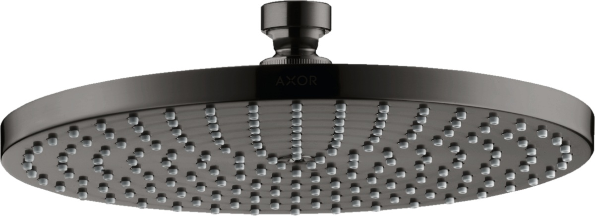 Axor Starck deszczownica 24x24 cm okrągła czarny chrom polerowany 28494330