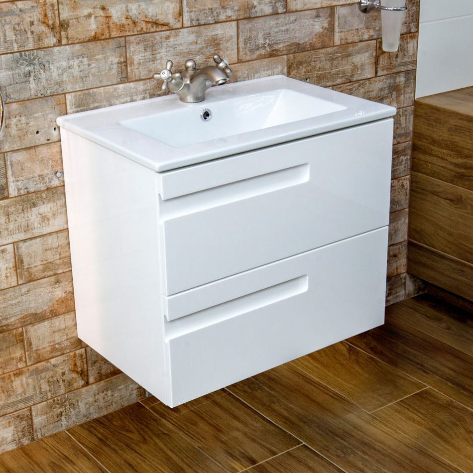 LaVita Floryda 50 szafka 50x39,5 cm podumywalkowa wisząca biała