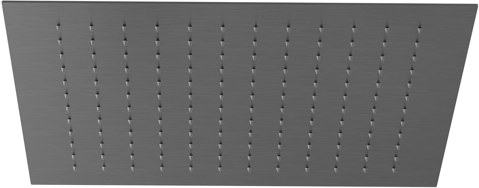 Kludi Asana deszczownica 44x44 cm kwadratowa czarny szczotkowany 69410N2-00