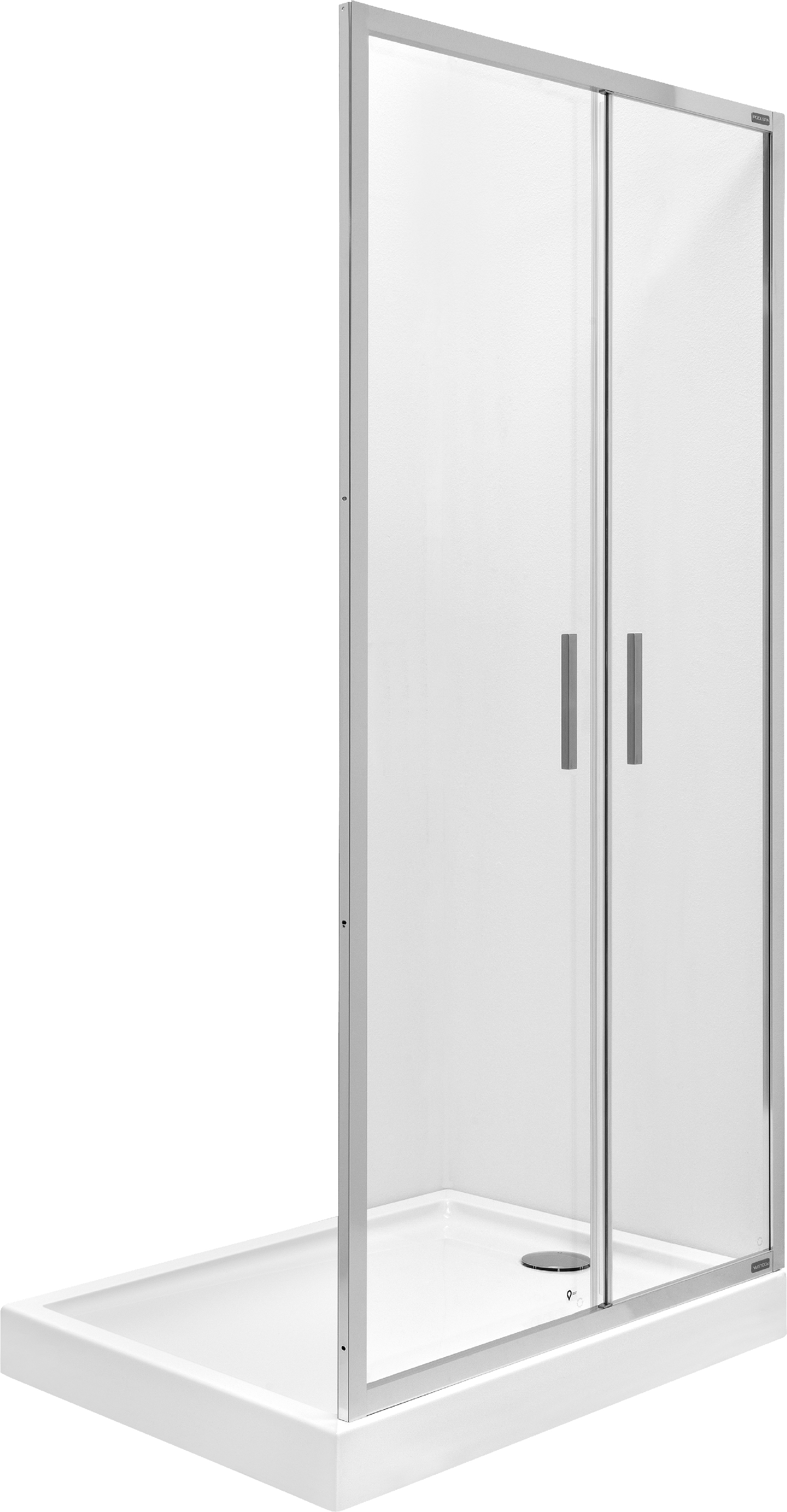 Roca Town-N drzwi prysznicowe 90 cm chrom/szkło przezroczyste AMP2409012M