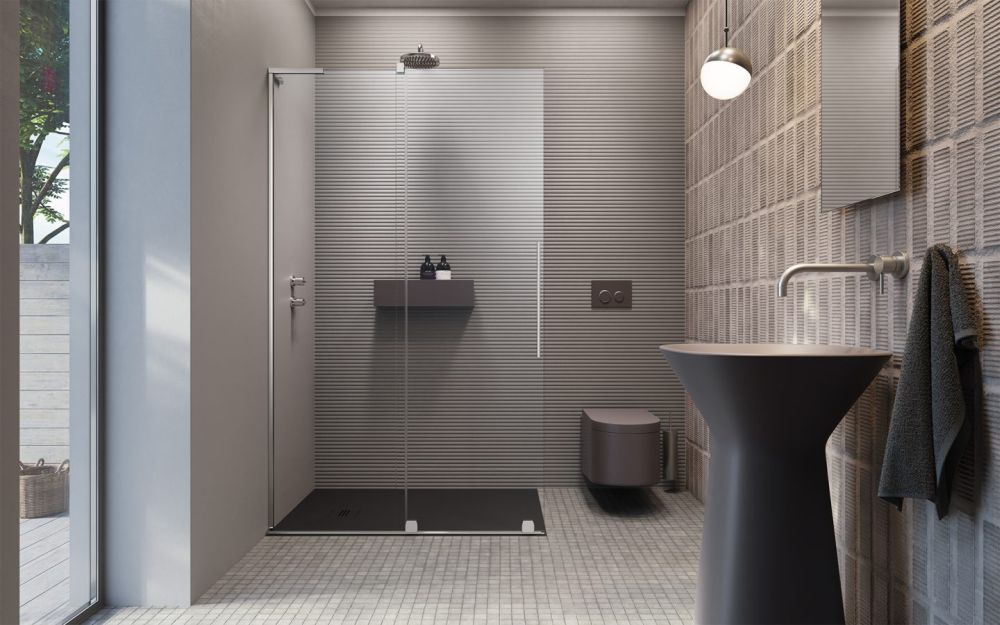 Radaway Furo SL Walk-in drzwi prysznicowe 58,8 cm prawe chrom/szkło przezroczyste 10306588-01-01R