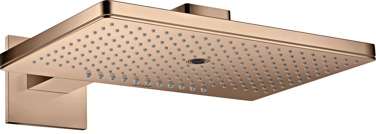 Axor ShowerSolutions deszczownica 46,6x30 cm prostokątna czerwony złoty polerowany 35282300