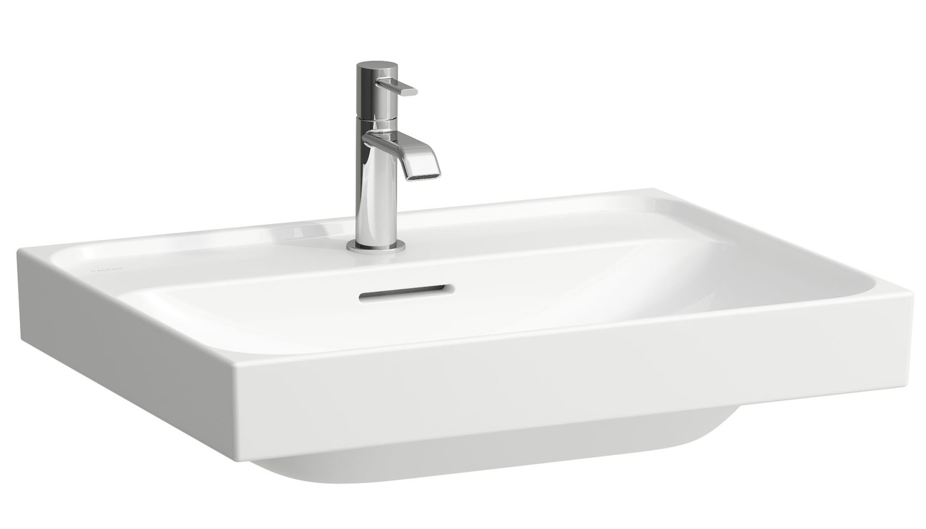 Laufen Meda umywalka 60x46 cm prostokątna ścienna-meblowa biała H8101137571041