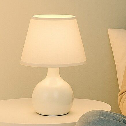 Rabalux Ingrid lampa stołowa 1x40 W beżowa 74076 - Wysyłka w 24h