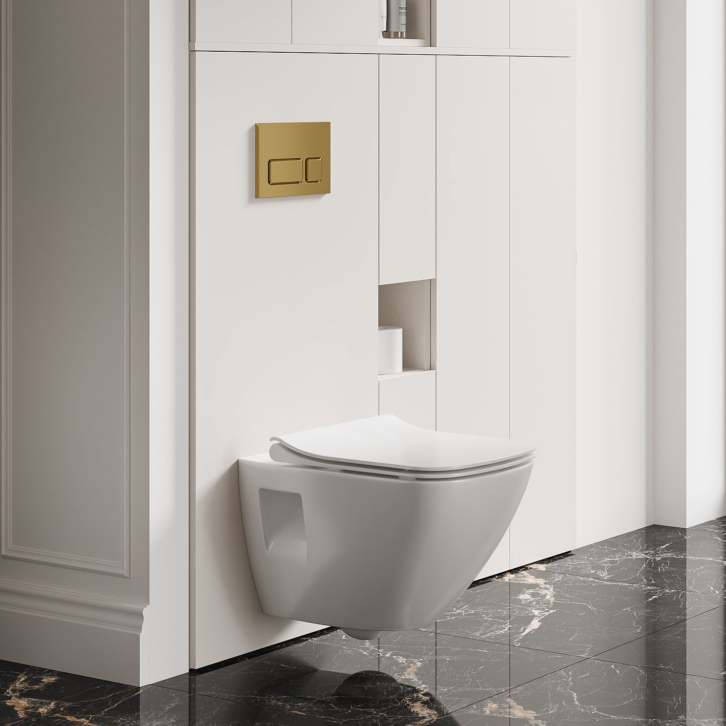 Cersanit Moduo szafka dolna z drzwiami do stelaża 56 cm kaszmir S1026-055 - Wysyłka w 24h