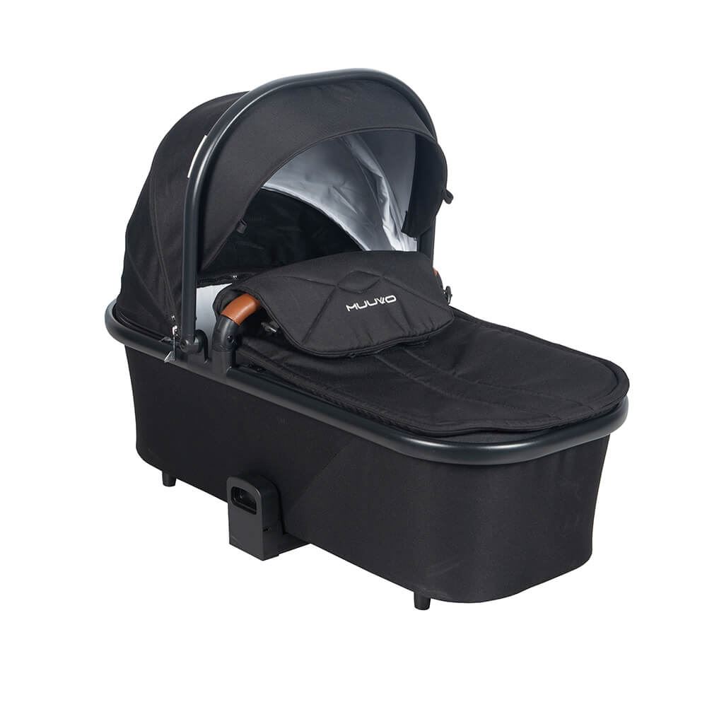 Muuvo Slick - wózek spacerowy z gondolą i wyposażeniem -Black Lush