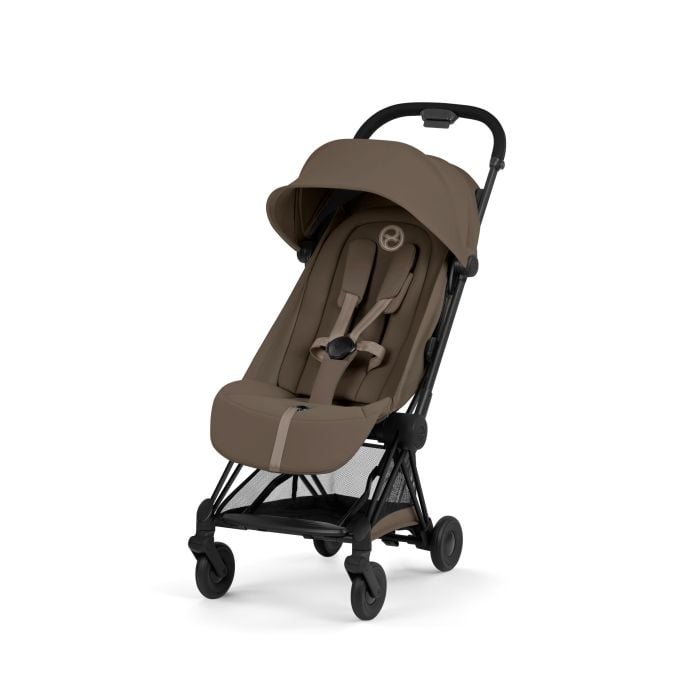 Cybex Coya Comfort - wózek spacerowy-Matt Black & Coconut Brown