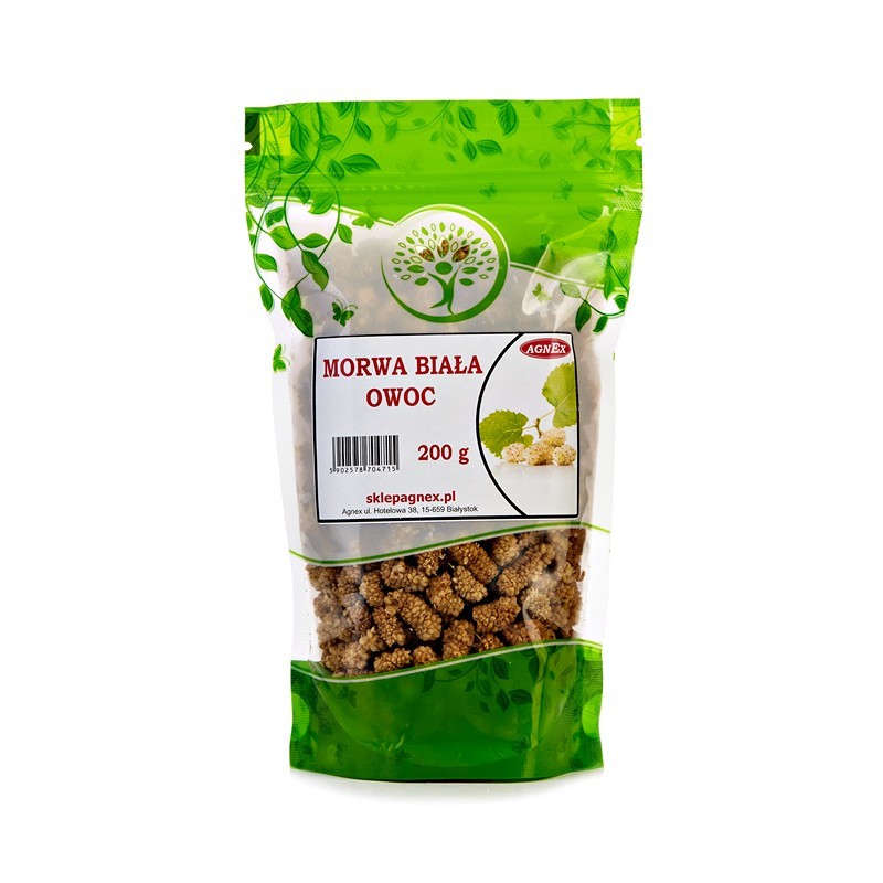Morwa biała suszona owoc 200g