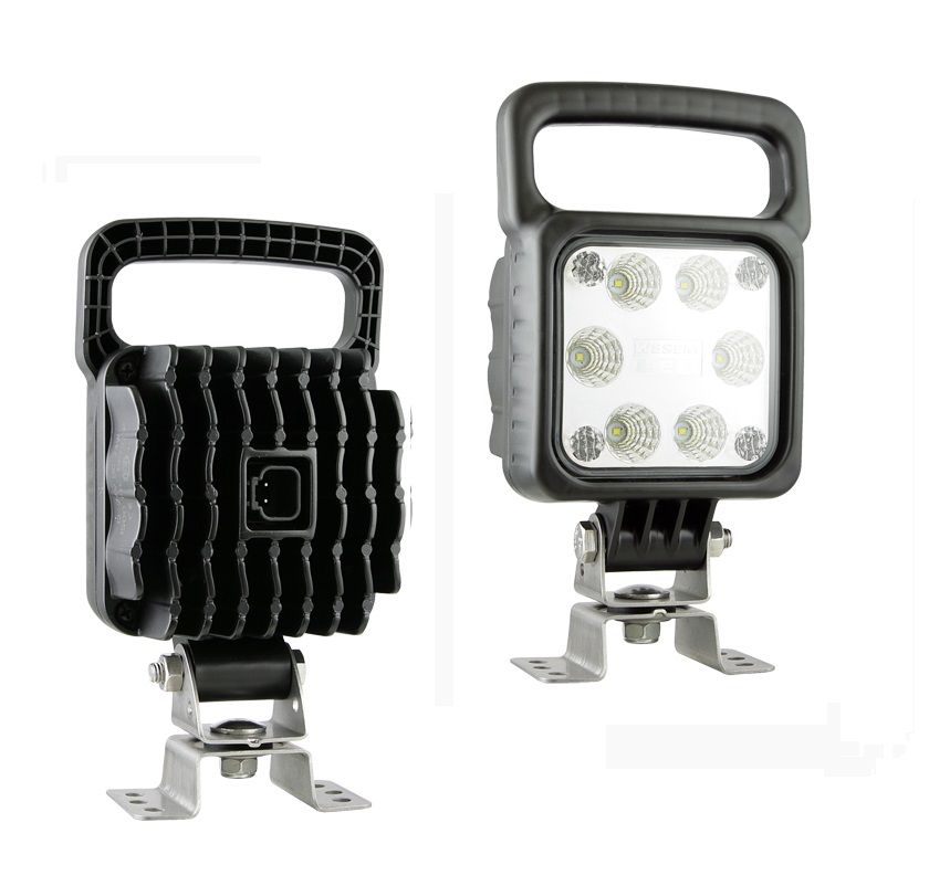 Lampa robocza LED 1500lm 50° 48V złącze DT04-2P LED1F.47477 Wesem