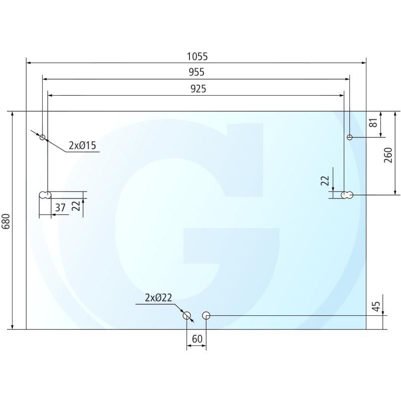 Szyba tylna Steyr 1-34-171-115