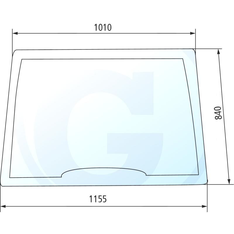 Szyba przednia stała CASE JXU FIAT L Ford New Holland TL T5000 82002183
