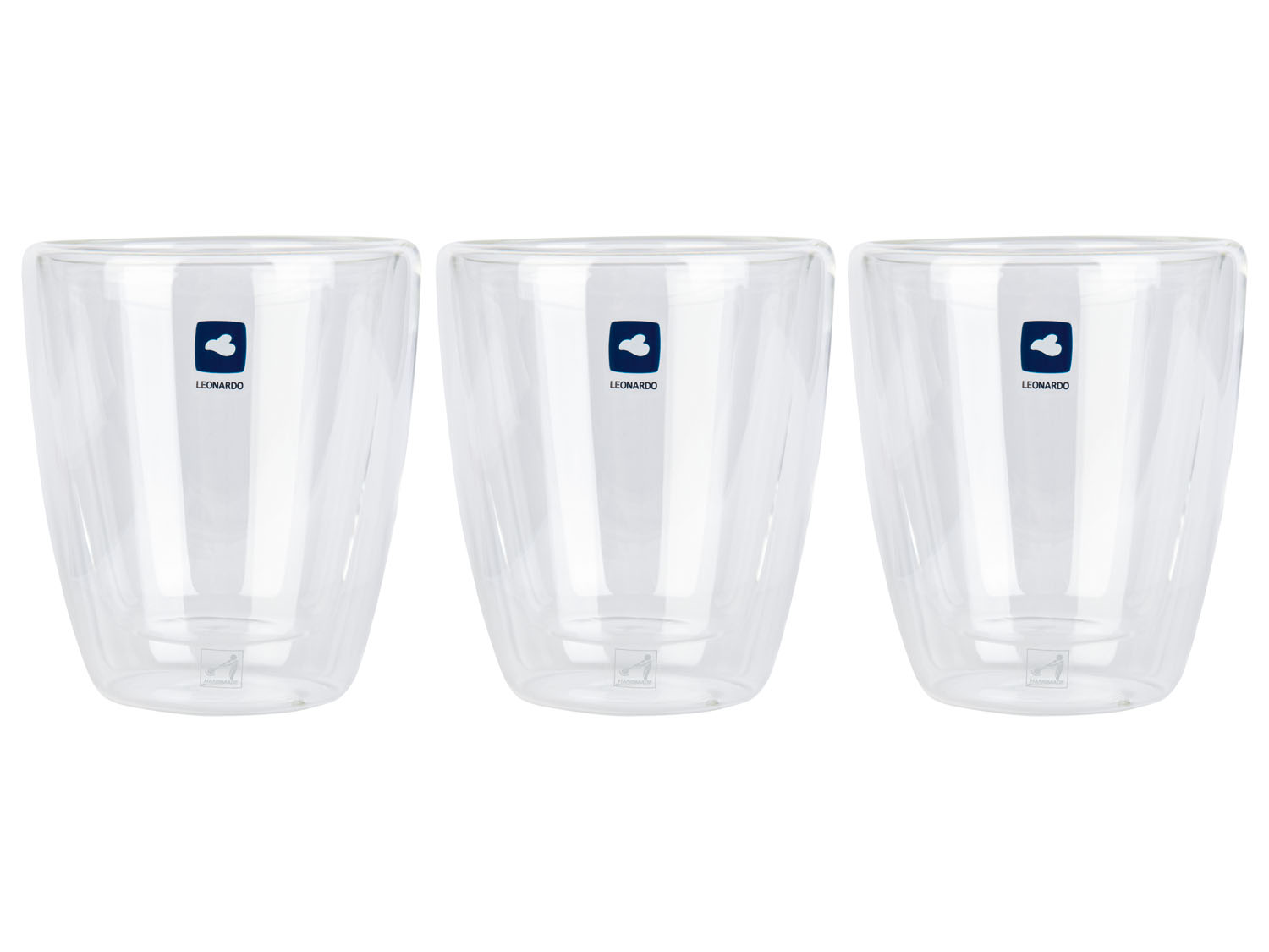 Leonardo Komplet 2 lub 3 szklanek termicznych Tavolino Cappuccino