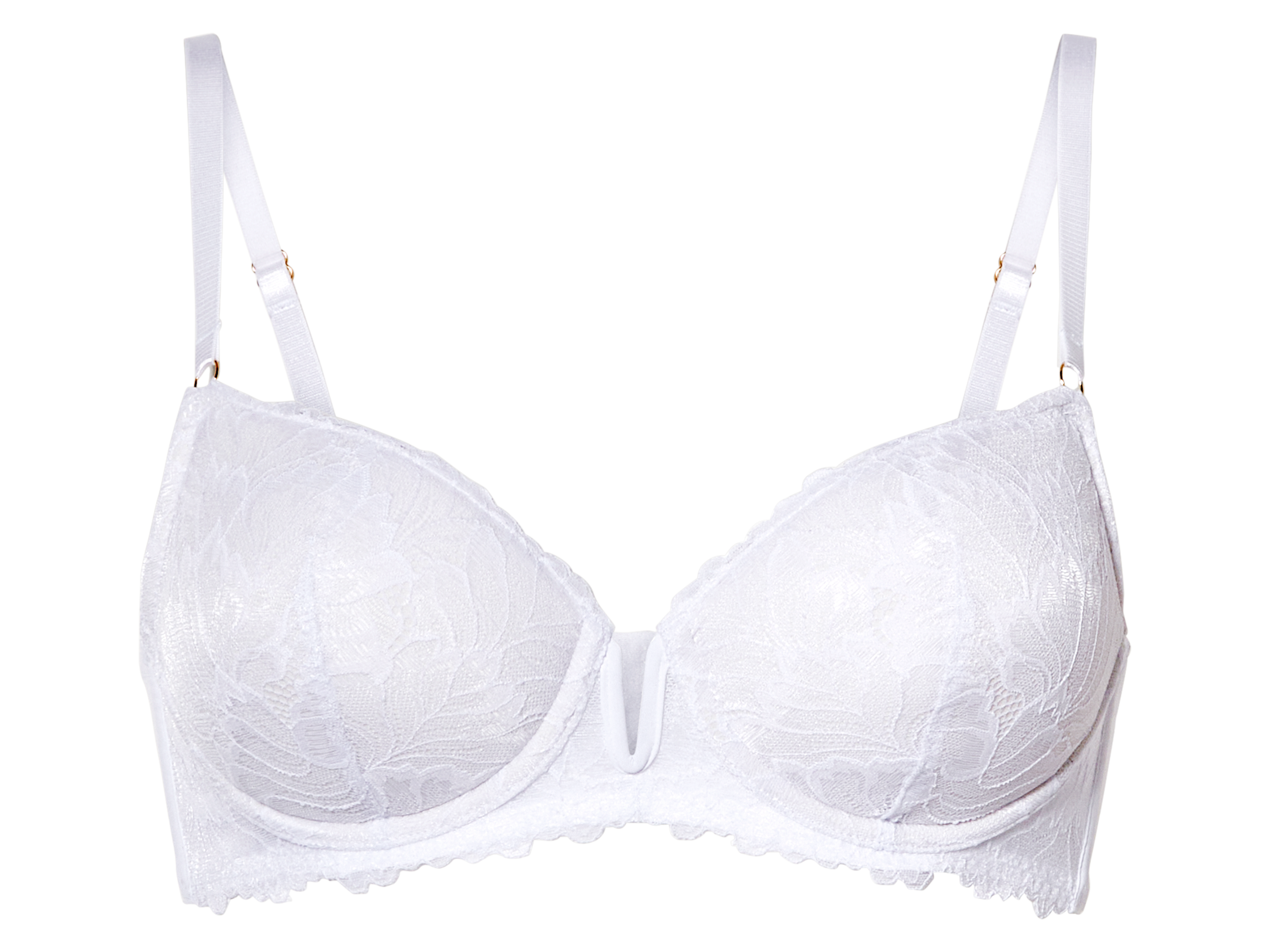 esmara Biustonosz damski z koronką Biały, 75B