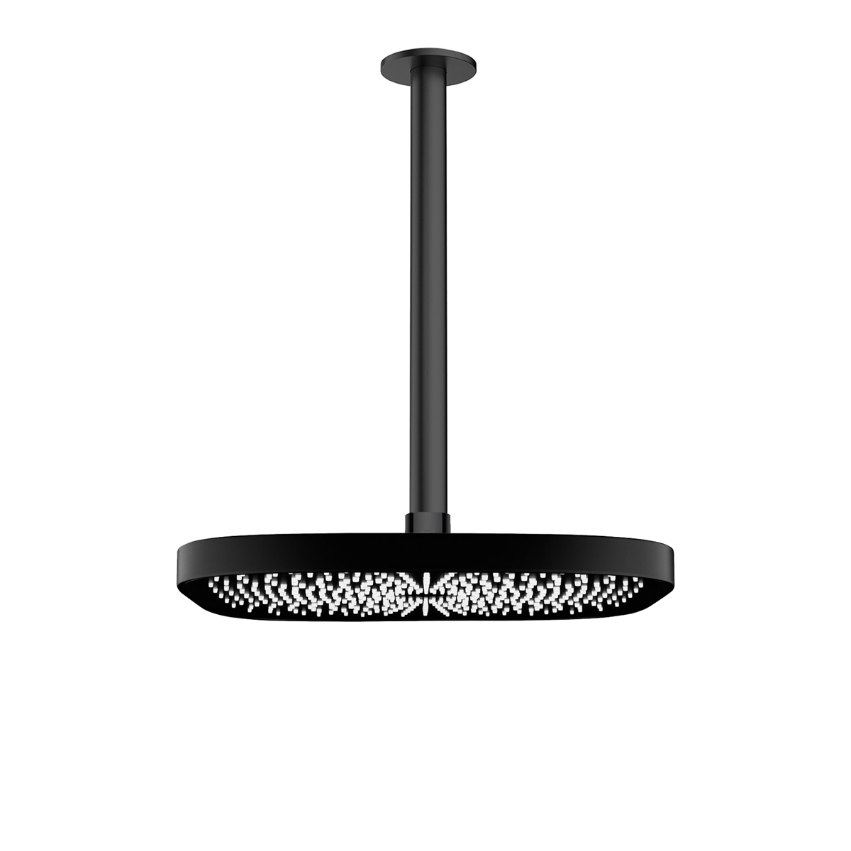 Darmowa Dostawa - Deszczownica z ramieniem 26x26 cm kwadratowa czarny mat Oltens Vann 36087300