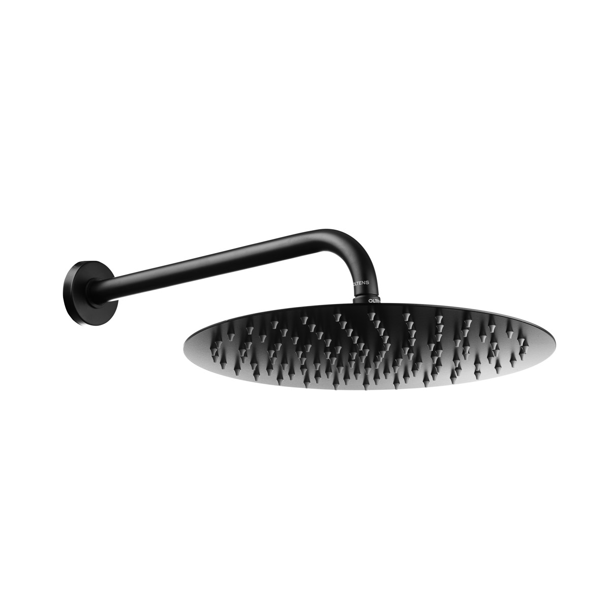 Darmowa Dostawa - Deszczownica z ramieniem 30x30 cm okrągła czarny mat Oltens Vindel 36012300