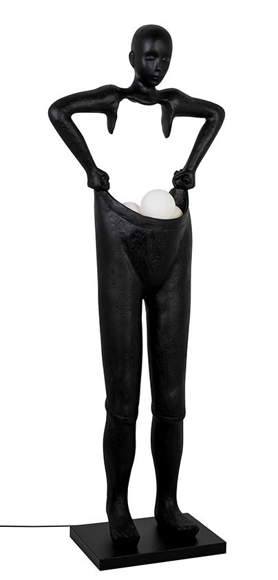 Darmowa Dostawa - Lampa stojąca 3x30 W czarna Moosee Human MSE1501100511