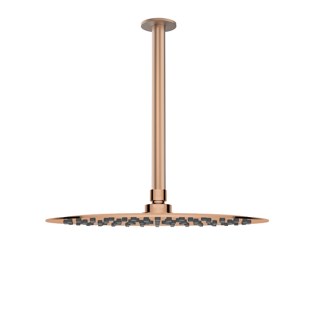 Darmowa Dostawa - Deszczownica z ramieniem 30x30 cm okrągła miedź szczotkowana Oltens Vindel 36081610