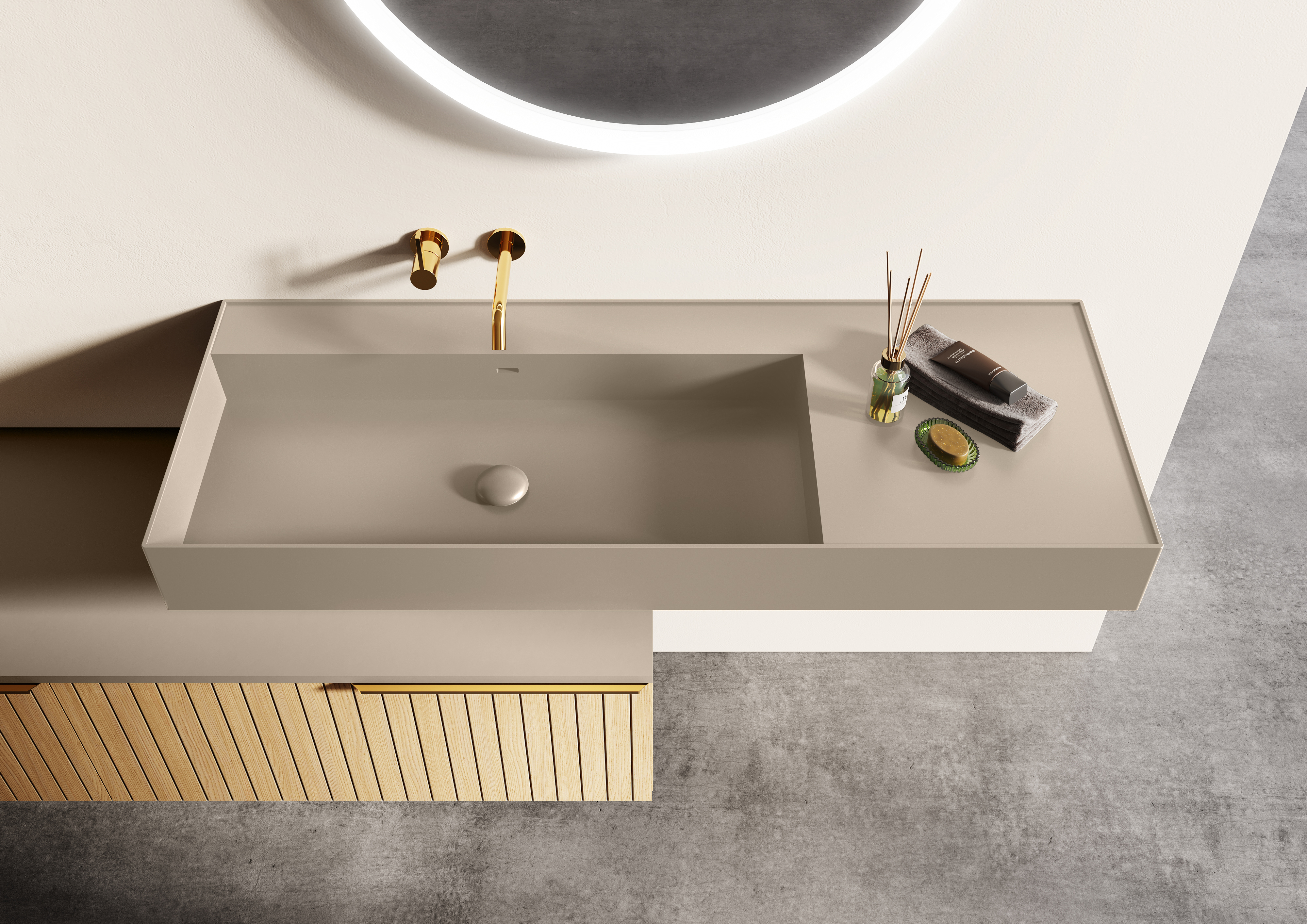 Darmowa Dostawa - Umywalka 120.5x45.5 cm prostokątna ścienna Elita Level RE041461197020