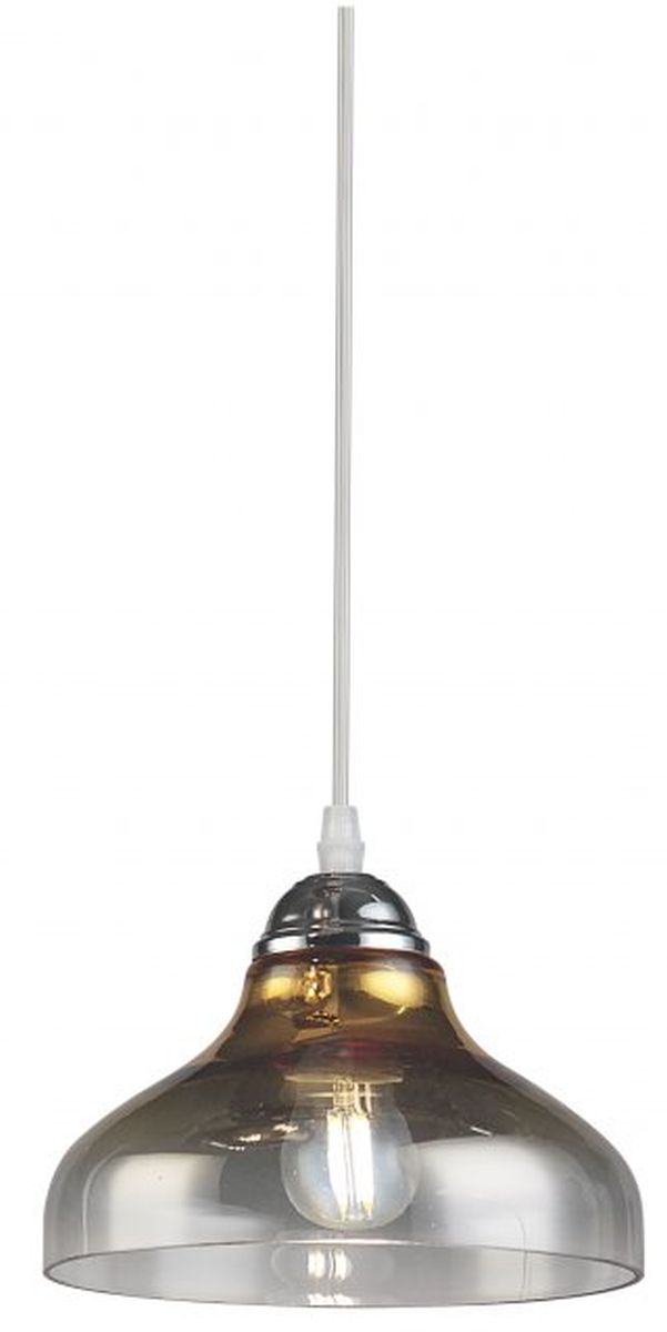 Darmowa Dostawa - Lampa wisząca 1x40 W przezroczysta-złota GTV Marite OSMARI11DEC