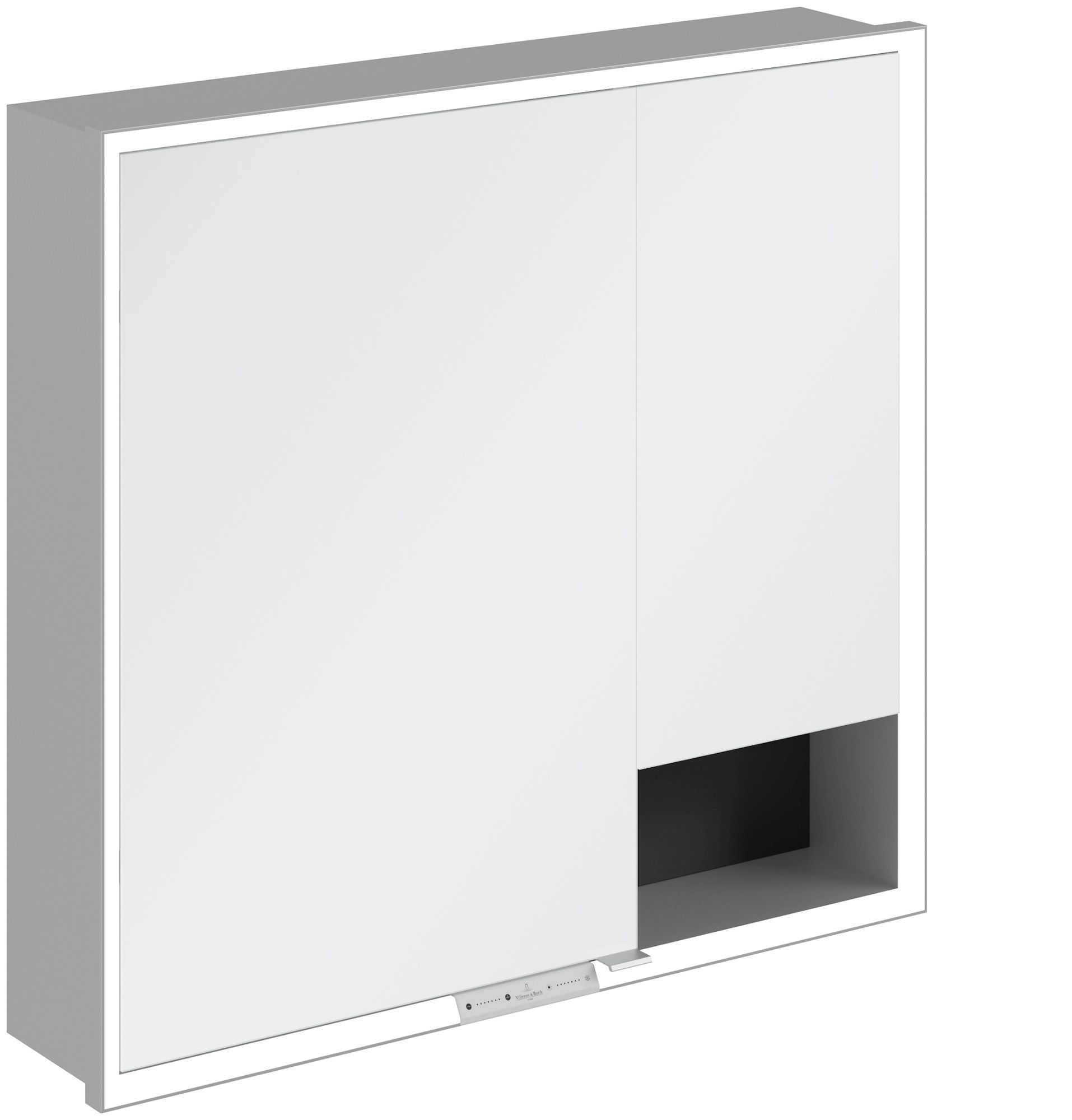 Darmowa Dostawa - Szafka 80x16.8x75 cm z lustrem czarna Villeroy & Boch My View+ A48280VL