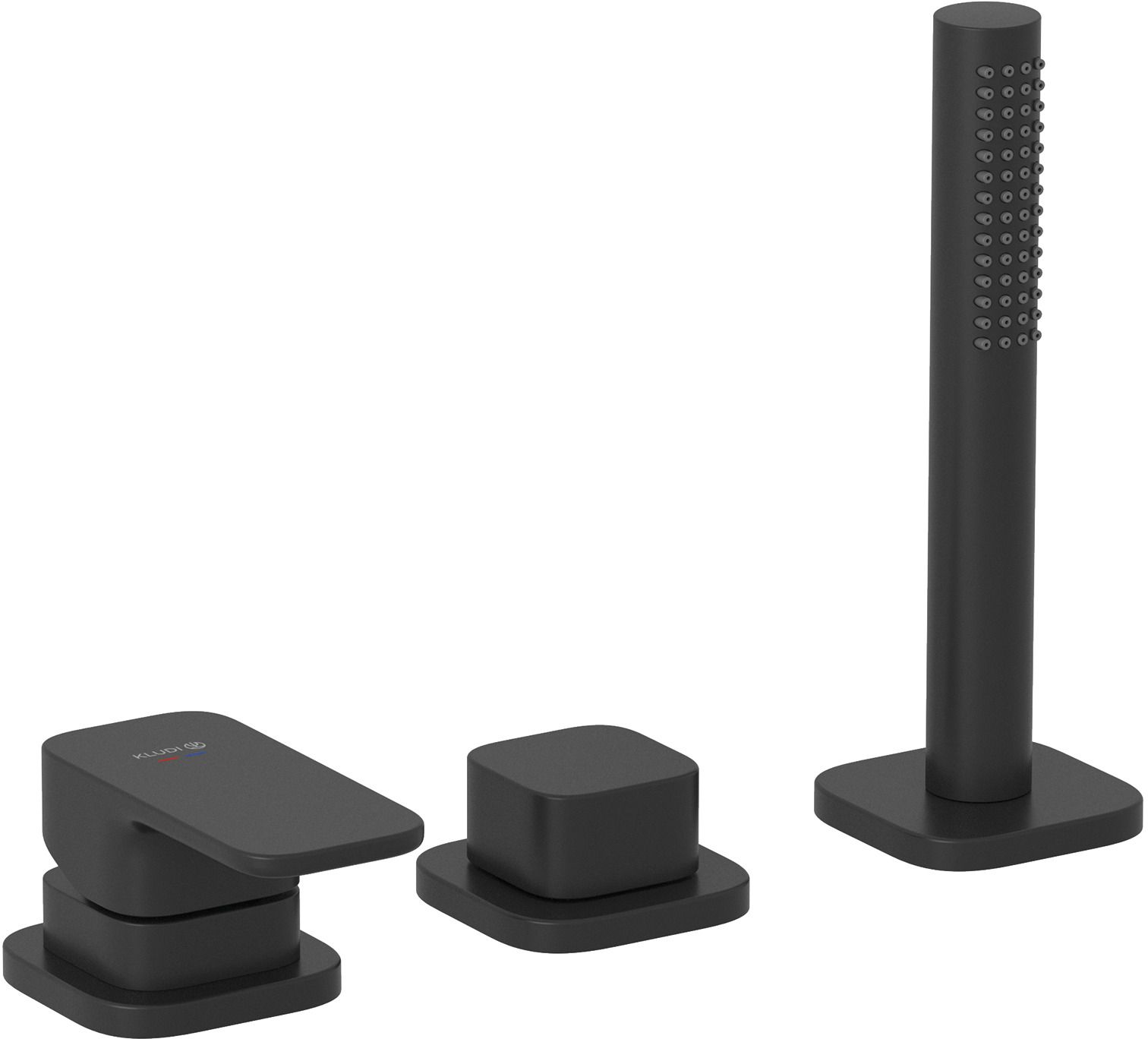 Darmowa Dostawa - Bateria wannowo-prysznicowa nawannowa czarna Kludi Renon 424473975