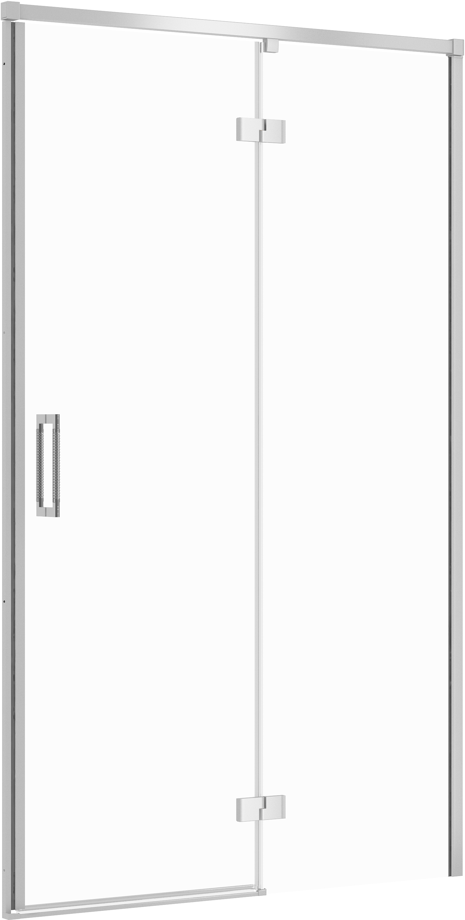 Darmowa Dostawa - Drzwi prysznicowe 120 cm uchylne chrom połysk/szkło przezroczyste Cersanit Larga S932118