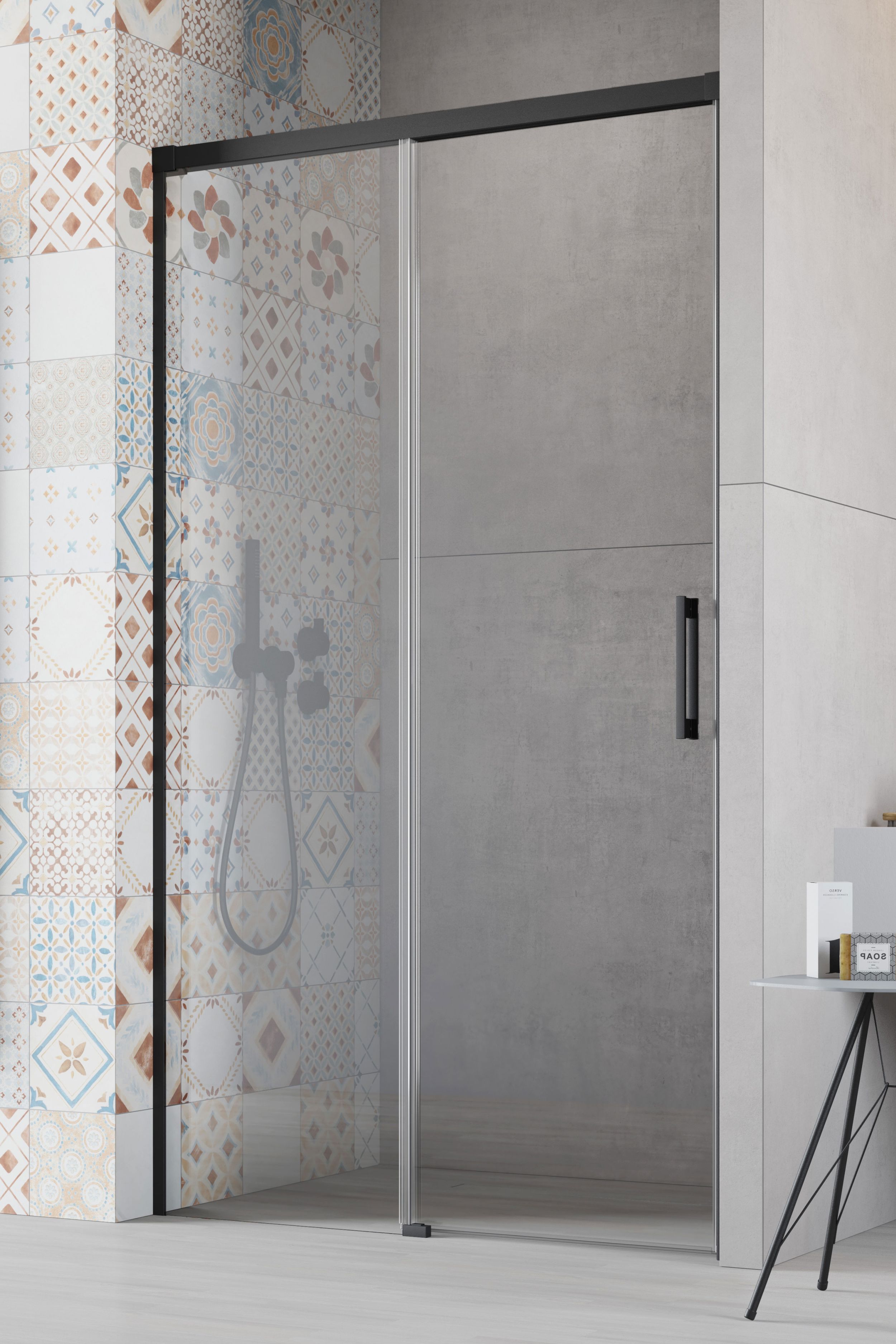 Darmowa Dostawa - Drzwi prysznicowe Radaway Idea Black DWJ 3870205401L