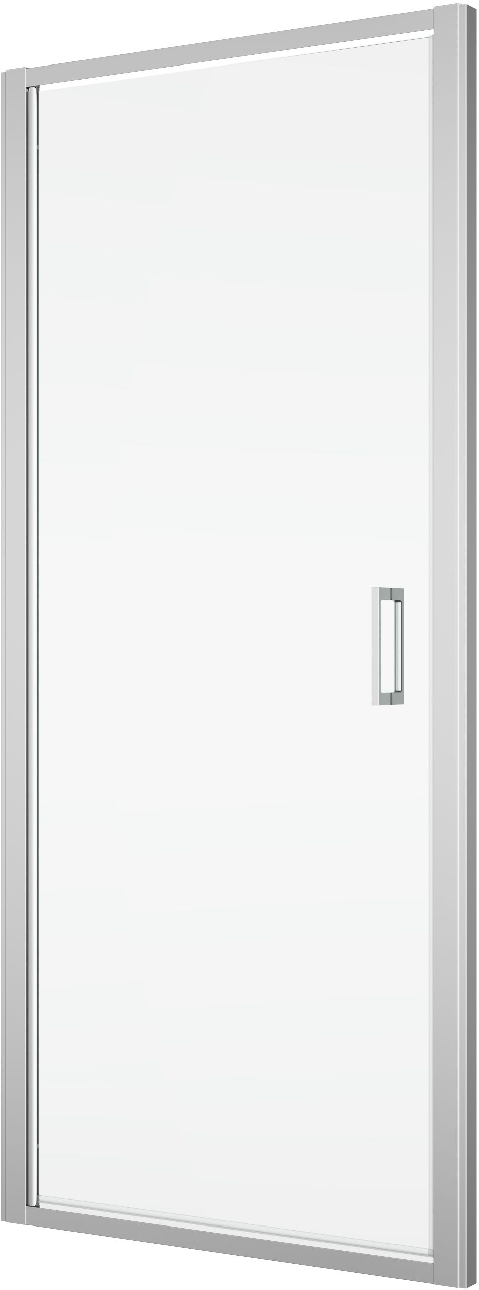 Darmowa Dostawa - Drzwi prysznicowe 70 cm uchylne srebrny połysk/szkło przezroczyste Ronal Top Line S TLSP0705007