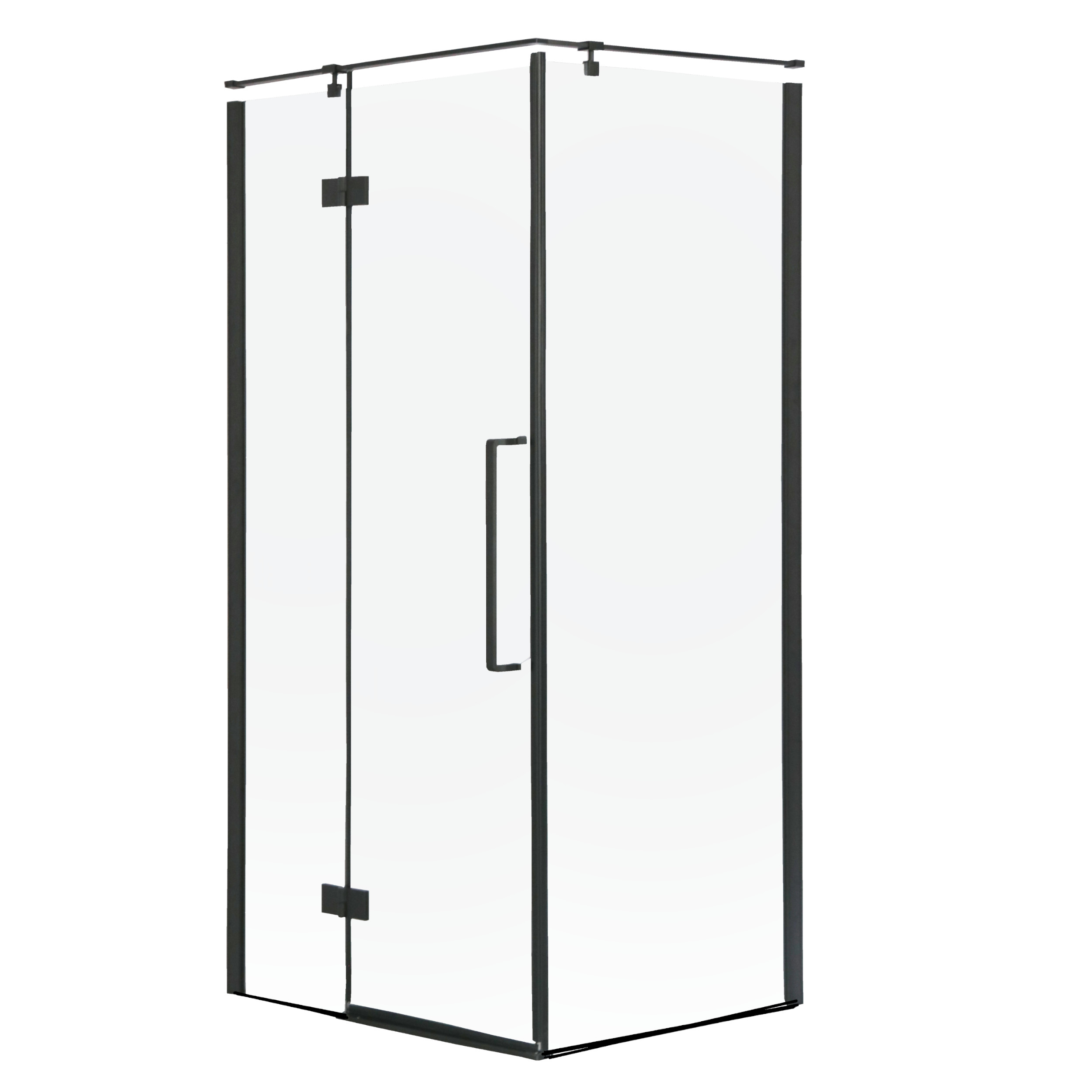 Darmowa Dostawa - Kabina prysznicowa 120x80 cm prostokątna czarny mat/szkło przezroczyste Sea-Horse Creative BKP248T0812KL