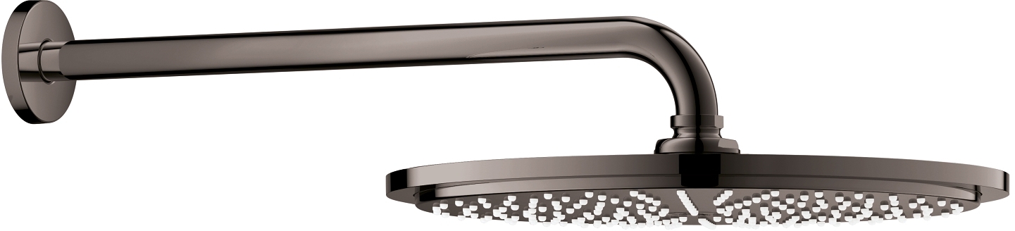 Darmowa Dostawa - Deszczownica z ramieniem 31x31 cm okrągła hard graphite Grohe Rainshower 26066A00