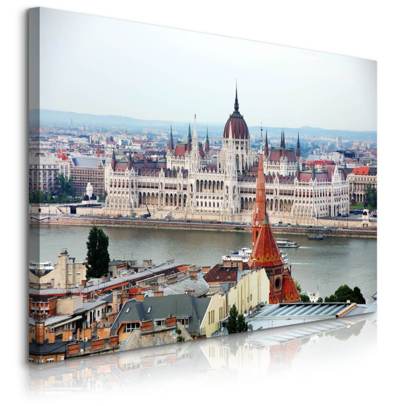 Obraz Muralo Na Płótnie Panorama Budapesztu 90x60 cm 1 szt.