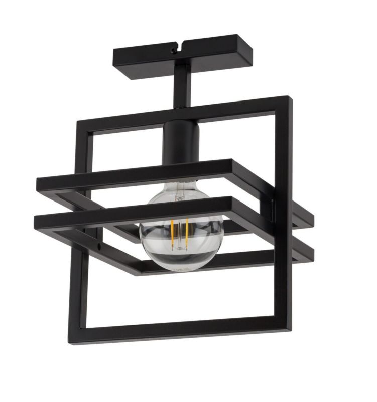 Lampa sufitowa wisząca Sigma Lighting Merci 0645 czarna dekoracyjna 1xE27 x 1 szt.