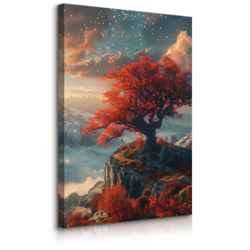 Obraz Muralo Na Płótnie Mistyczny Krajobraz Do Salonu 60x90 cm 1 szt.