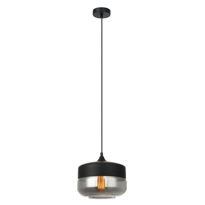 Lampa sufitowa wisząca Italux Molina 2100 czarna nowoczesna 1xE27 x 40W 1 szt.
