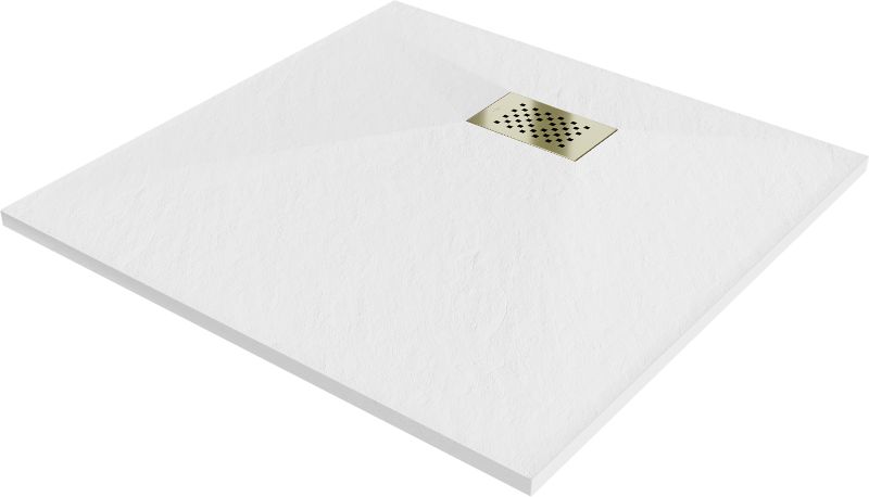 Brodzik kwadratowy Mexen Hugo biały 70x70 cm 42107070-G 1 szt.