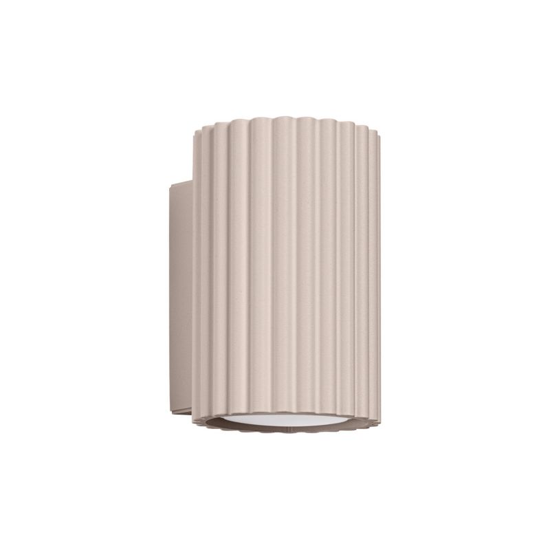 Kinkiet Sollux Lighting KARBON nowoczesny taupe 1xGU10x10W wym:10x8,5x6,5cm IP20 -1 szt.