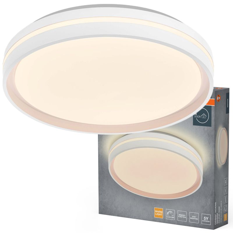 Plafon LED Orbis Osram Lampa Sufitowa Oprawa Natynkowa 24W 1450lm 3000K Okrągły Biały 1 szt.