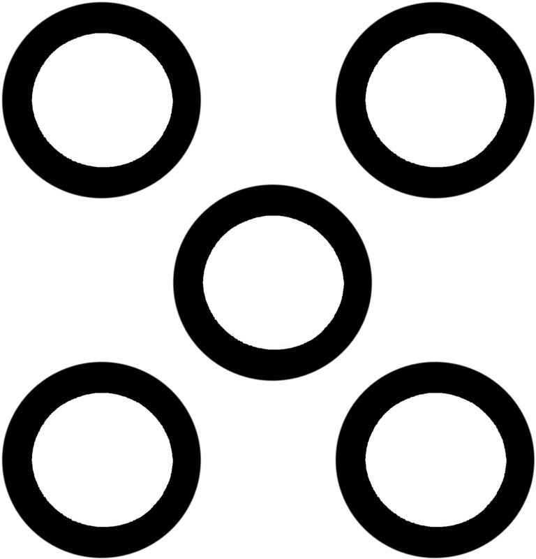 Uszczelka 1" 5 sztuk blister