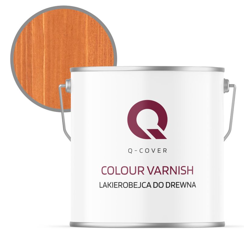 Lakierobejca do Drewna 3w1 Q-Cover Teak Satyna 5L