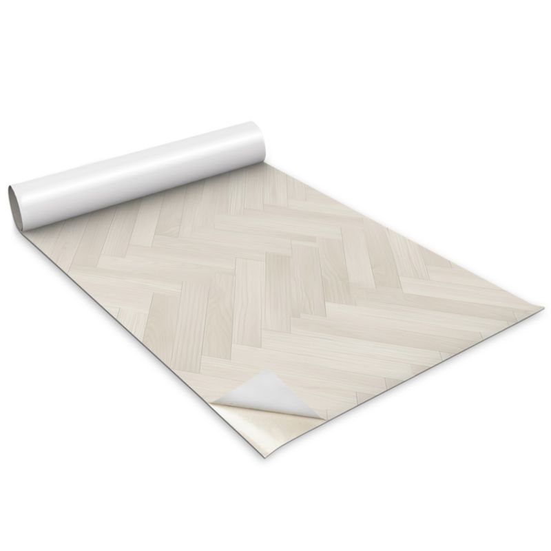 Folia Dekoracyjna Na Meble Wallfluent 100x50 cm Delikatny jasny parkiet Odporna Folia Samoprzylepna Mat 1 rol.