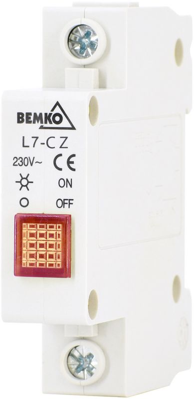 Kontrolka Bemko L7 czerwona