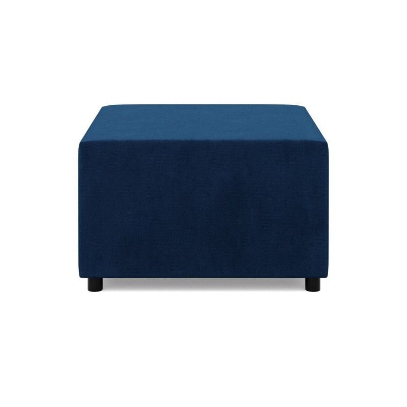 Pufa TYLETEGOTU podnóżek BLOM velvet granatowy 1 szt