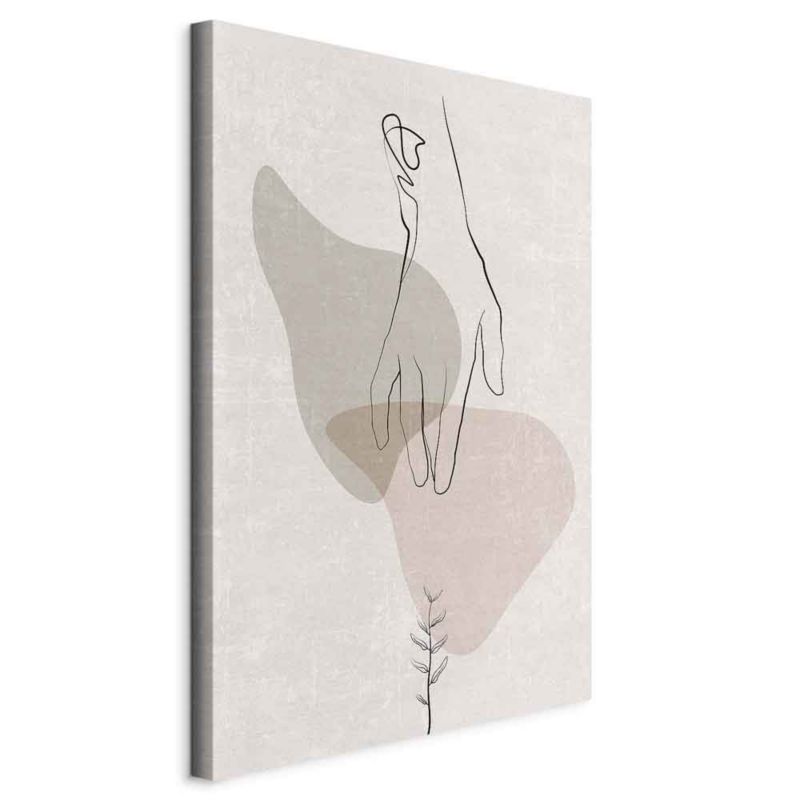 Obraz Artgeist Delikatny dotyk 20 x 30 cm płótno włoskie 1 szt