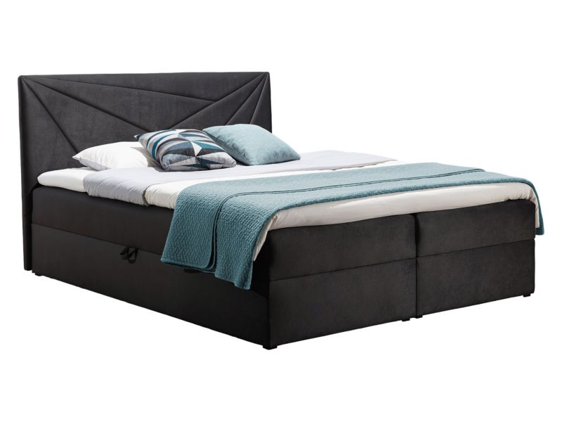 Łóżko kontynentalne MIRJAN 24 Top 5 140x200 ciemny szary 1 szt.