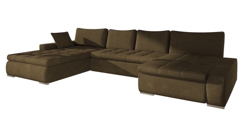 Narożnik z funkcją spania MIRJAN 24 Caro ciemny brąz 1 szt.