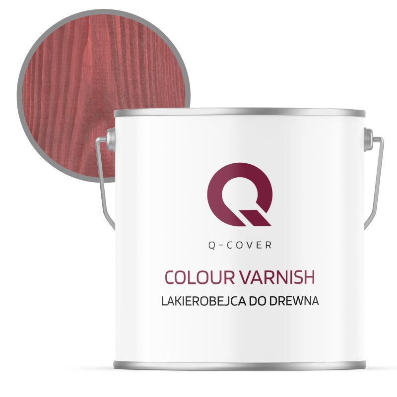 Lakierobejca do Drewna 3w1 Q-Cover Wiśnia japońska Półmat 5L